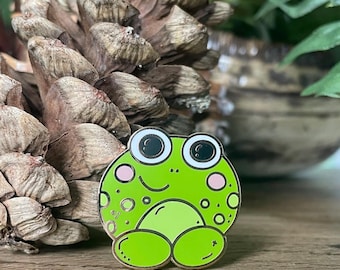 Enamel Pin: Frog - Pond - Limited Edition