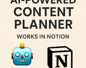 AI-Powered Notion Planner – Productivity Dashboard Template