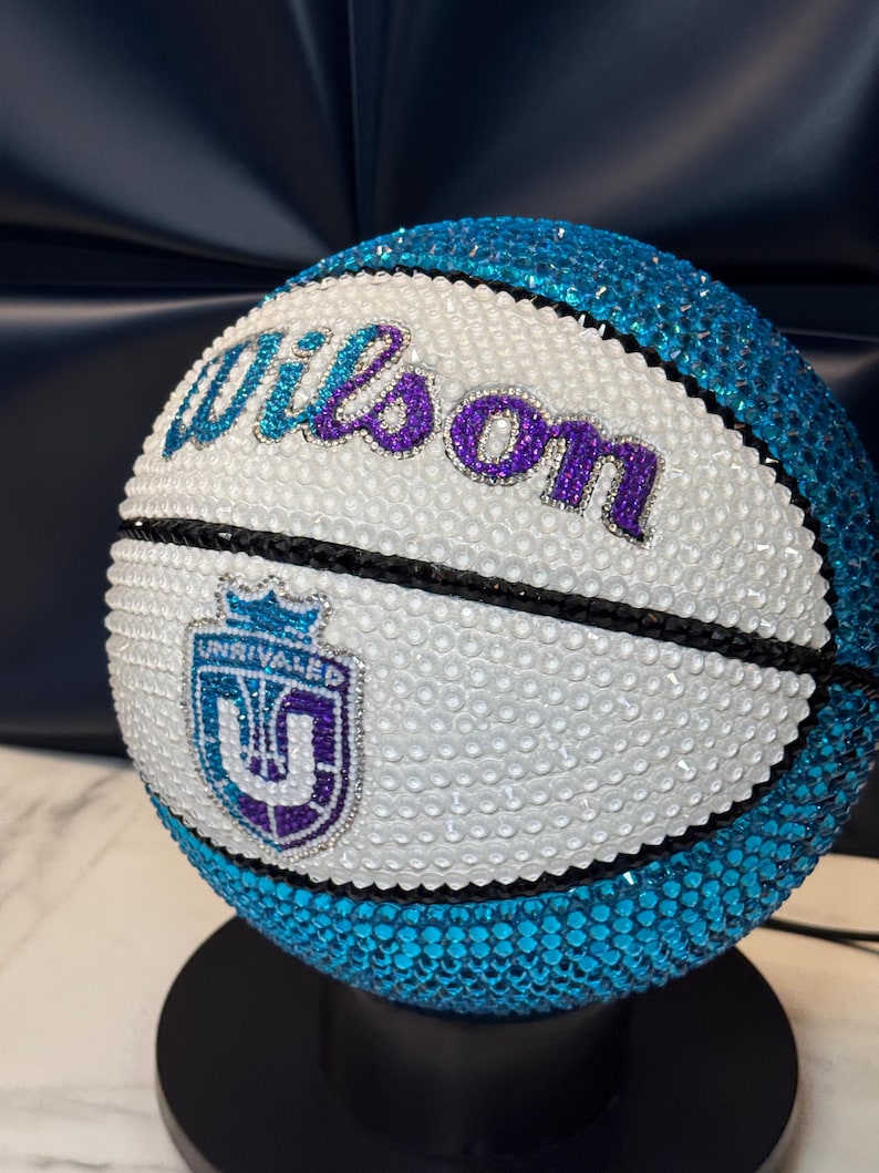 One-of-a-kind Unrivaled Rhinestone Basketball - Etsy