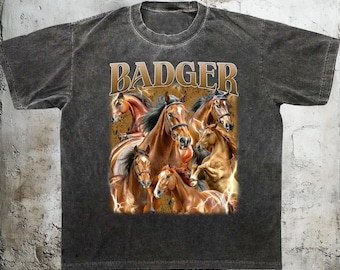 Vintage Horse T-Shirt, 90s Bootleg Graphic Tee, Equestrian Gift