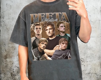 Peeta Mellark vintage T-shirt, cadeau voor vrouw en man