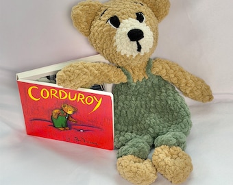Corduroy Bear Snuggler Book Buddy - Book Included