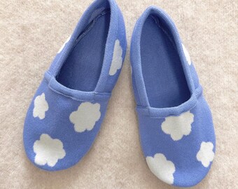 Cloud Knit Slippers for Women • Cozy House Shoes • Sky Inspired Footwear