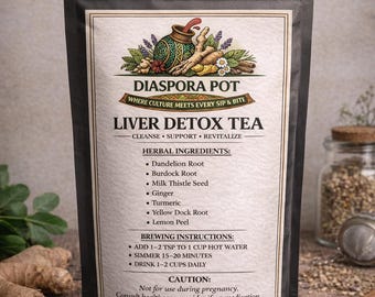 Herbal Liver Detox Tea – Dandelion, Burdock & Milk Thistle
