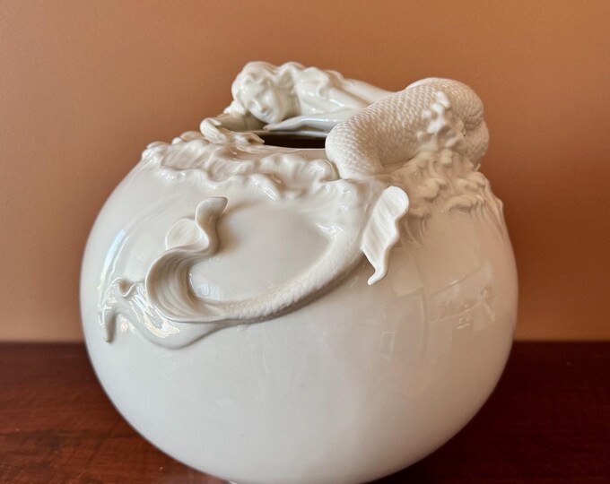 Featured listing image: Large Vintage Baymark Australia Mermaid Vase 26cm