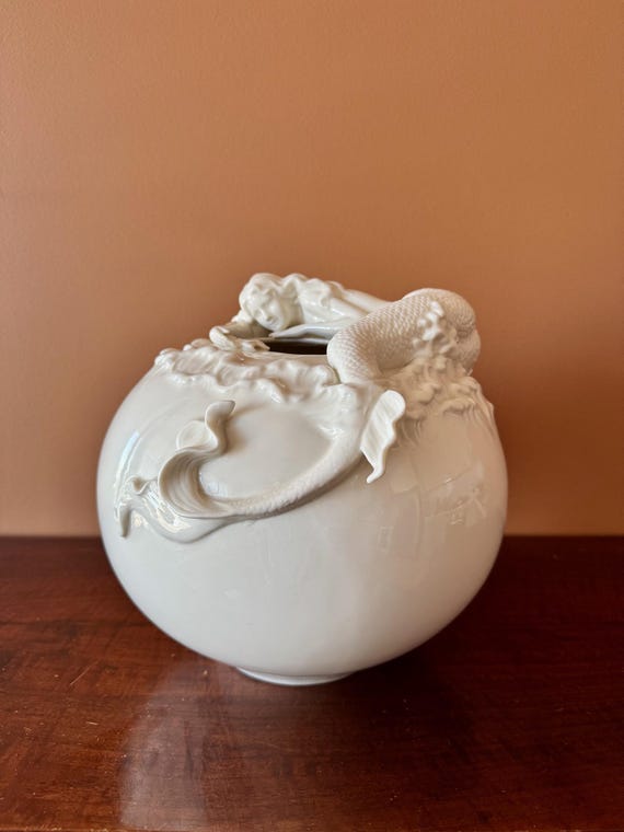 Large Vintage Baymark Australia Mermaid Vase 26cm