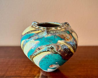 Australian Studio Pottery Brutalist Vase