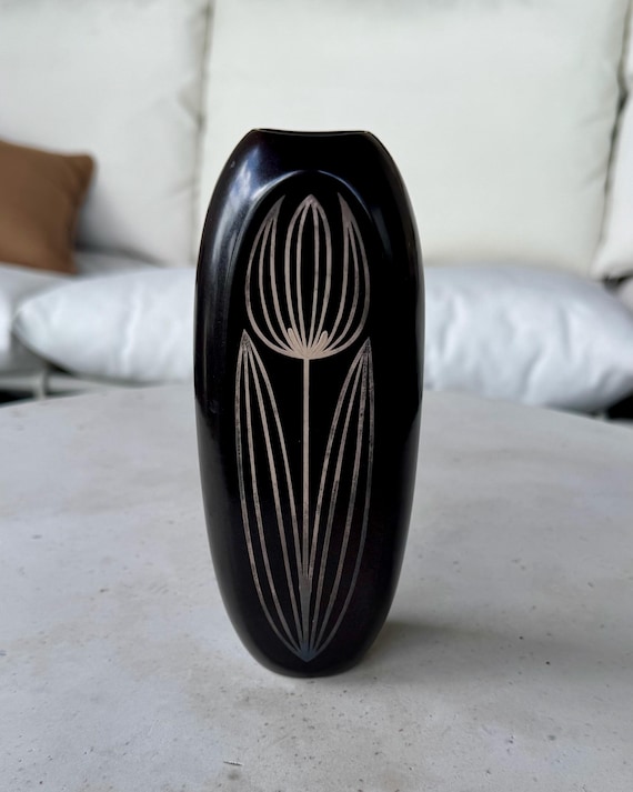 Mid-Century Gustavsberg Facett Vase by Sven Jonson - Swedish Ceramic