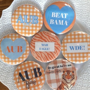 BOTONES DEL DÍA DEL PARTIDO DE AUBURN