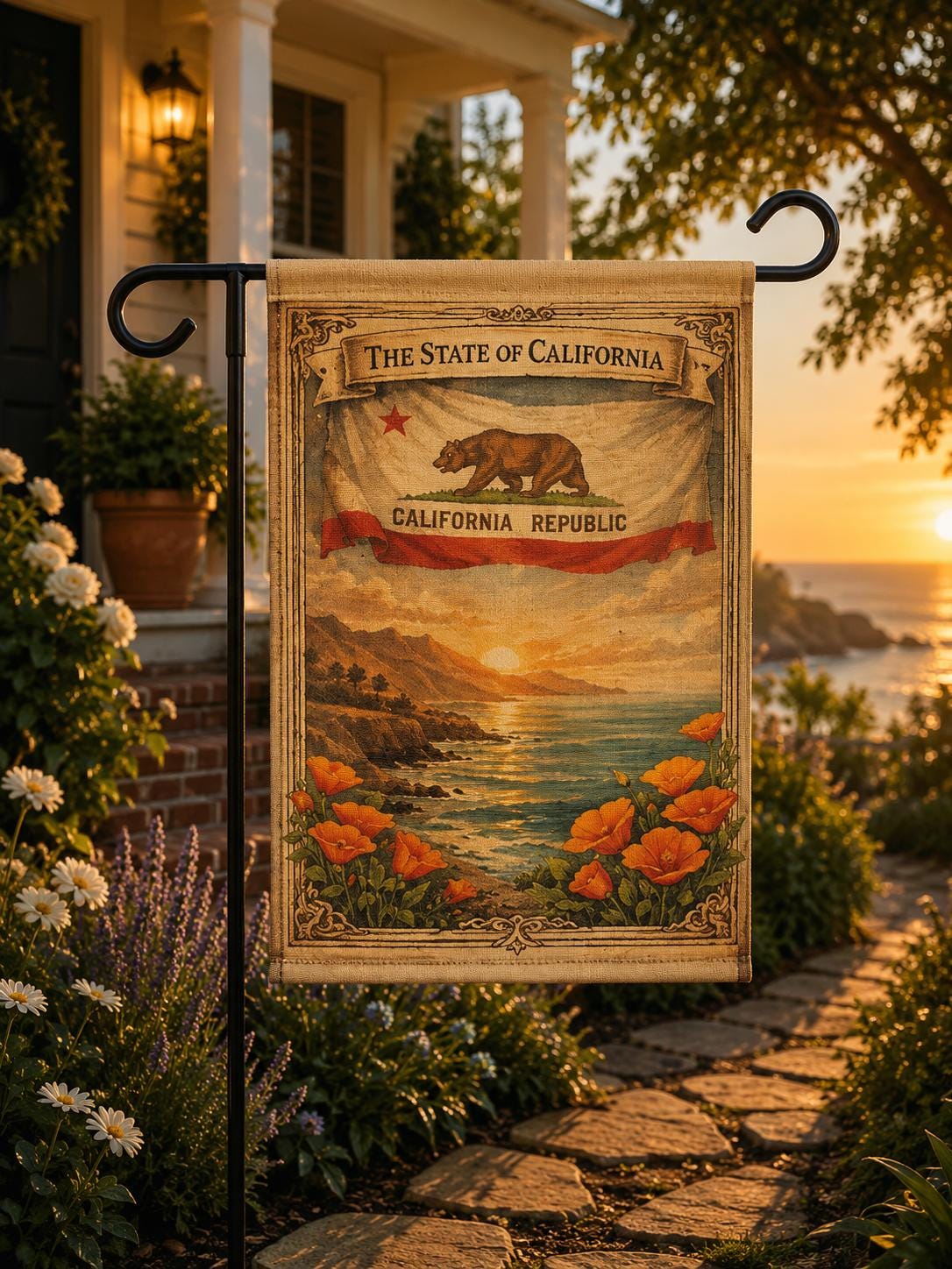 California Flag Vintage - Etsy