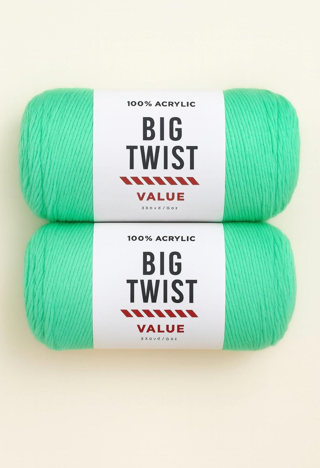 Jade Green Acrylic Yarn Bundle | Big Twist, 2-pack - Etsy