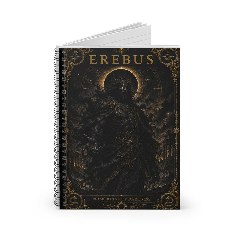 Erebus Primordial of Darkness Spiral Notebook | Ruled Journal image 2