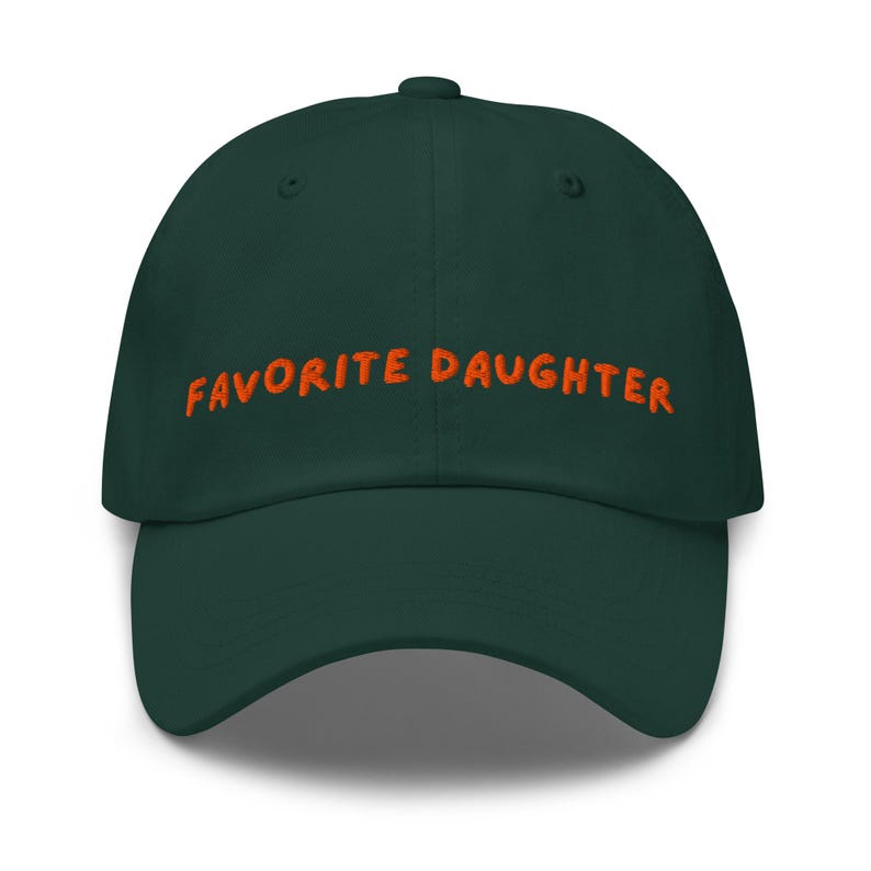 Favorite Daughter Cap, Funny Embroidered Hat, Flirty Statement Hat, Trendy Baseball Cap, Cute Gift for Her