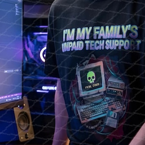 Obetald teknisk support-tröja med allvarligt fel – Rolig Gildan 64000-grafiktröja för kodare, datanördar och familje-IT-överlevare med utbrändhet