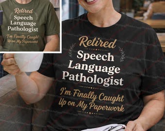 Komfort Farben Rentner Logopäde T Shirt Sprachpathologe Ruhestand Geschenk SLP Therapie Assistent Grafik T-Shirt Lustiger SLP Erzieher