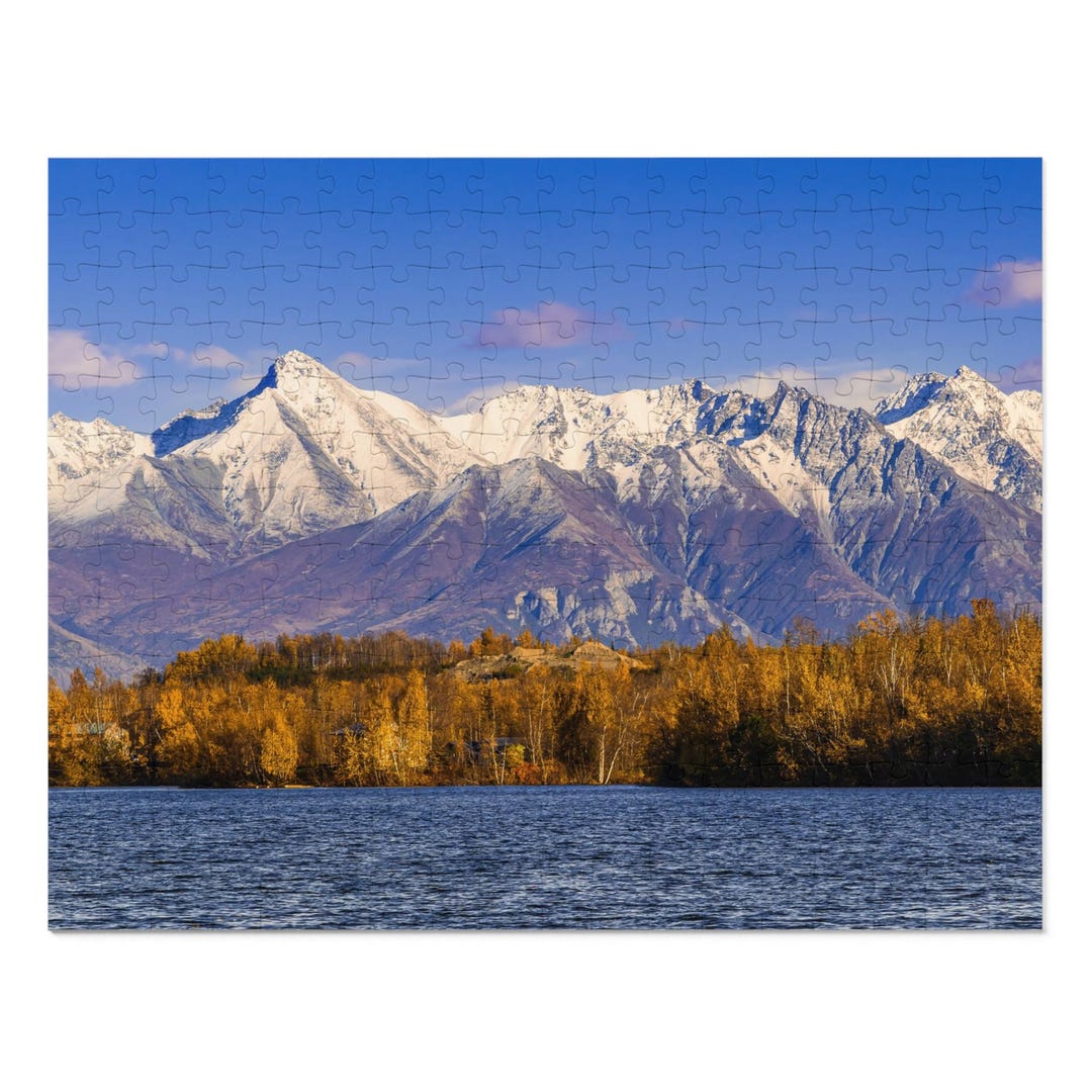 Autumn Matanuska Peak Jigsaw Puzzle - With Tin Box - Etsy