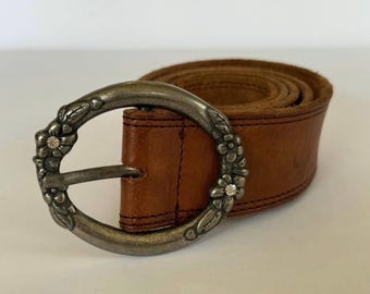 Vintage Y2K American Eagle Genuine Leather Bellt