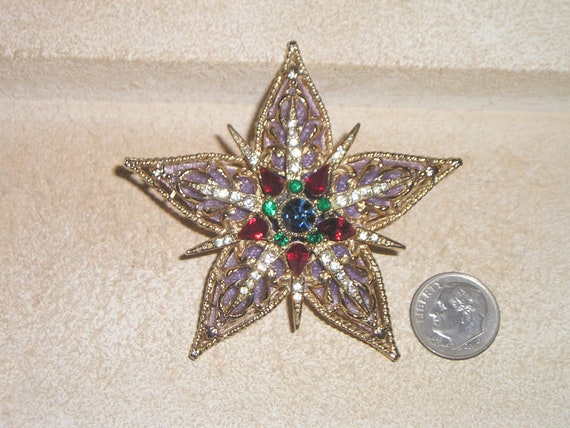 Signed Art (Arther Pepper) Magnificent  Rhineston… - image 4
