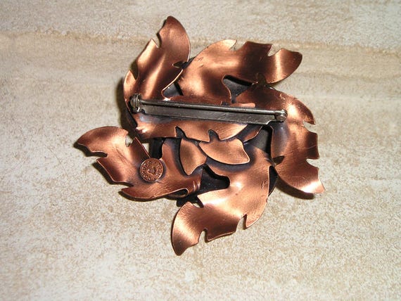 Vintage Signed Solid Copper With Bell Trading Pos… - image 3