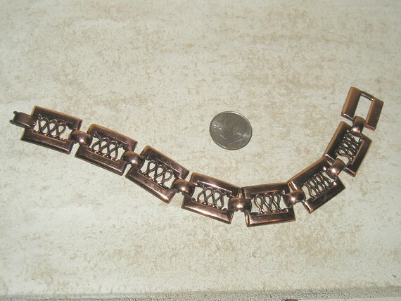 Signed Matisse Renoir Solid Copper Object Art Bra… - image 2