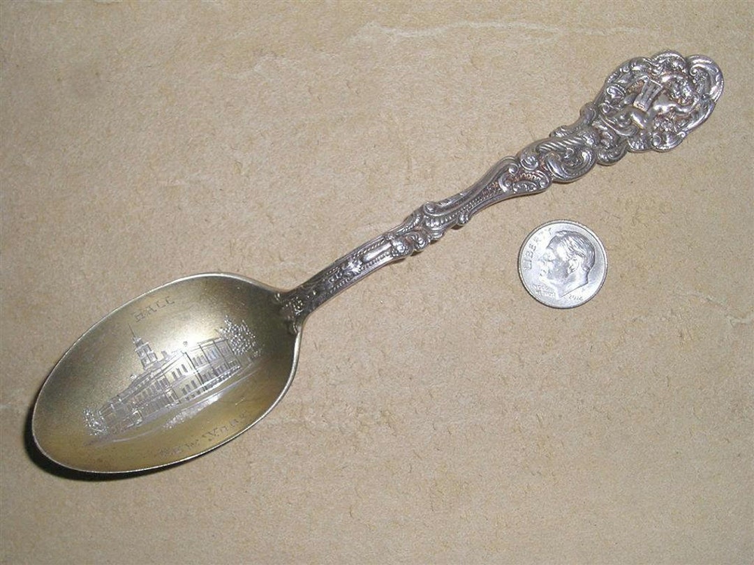 Vintage Kmart Kresge #41, 3/16oz Black / Silver fishing spoon #12455