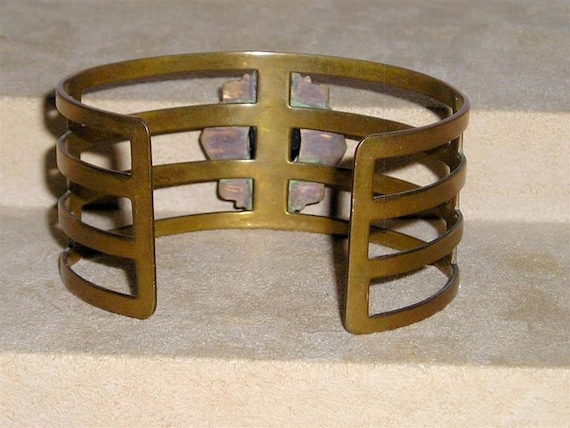 Vintage Unsigned Coro Solid Brass Victorian Reviv… - image 2