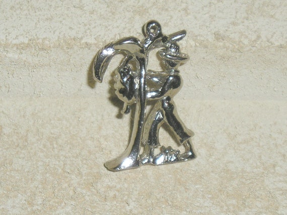 Vintage Signed Sterling Silver Solid Charm Or Pen… - image 2