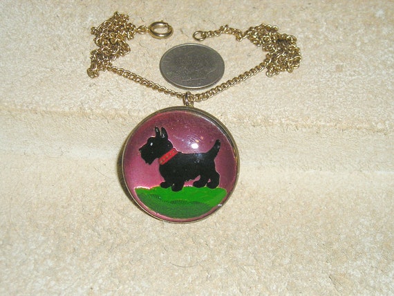 Scottie dog pendant clearance