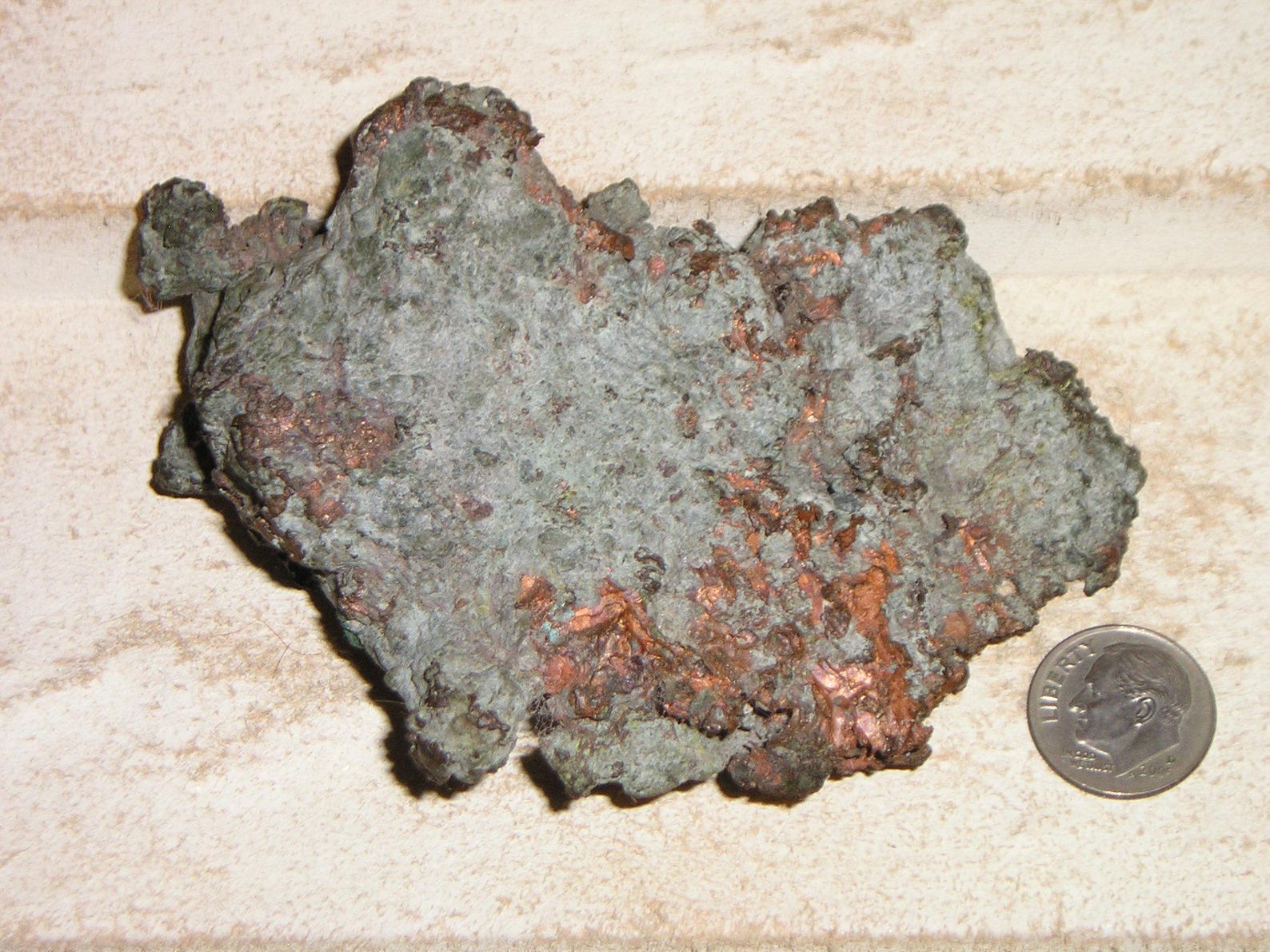 Vintage Large Copper Ore Nugget. Purchased in Copper Harbor Michigan ...