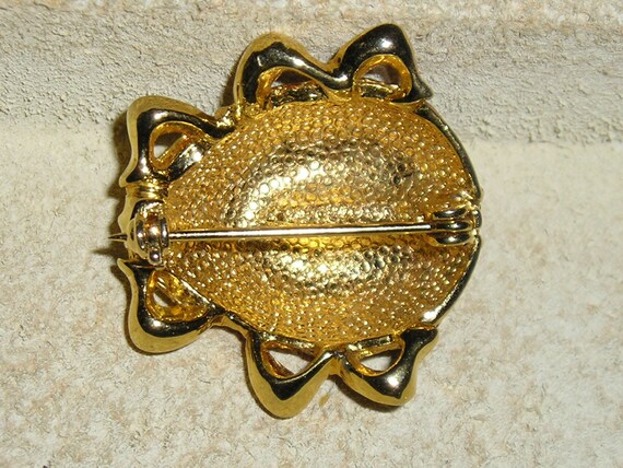 Vintage Unsigned Ciner Enamel Rhinestone Ladybug … - image 4