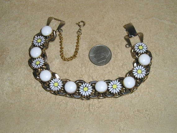 Enamel sale flower bracelet