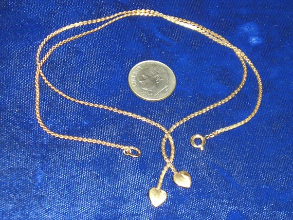 Signed Krementz Dainty Two Heart 