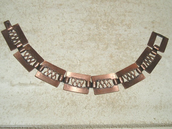 Signed Matisse Renoir Solid Copper Object Art Bra… - image 5