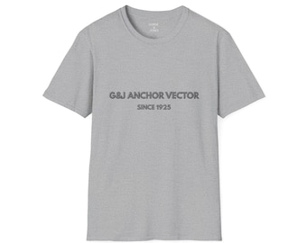 Vintage Anchor Graphic T-Shirt | Nautical Anchor Illustration, Since 1925