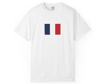 France Paris Flag Tee | French Supporter Shirt For Men and Women