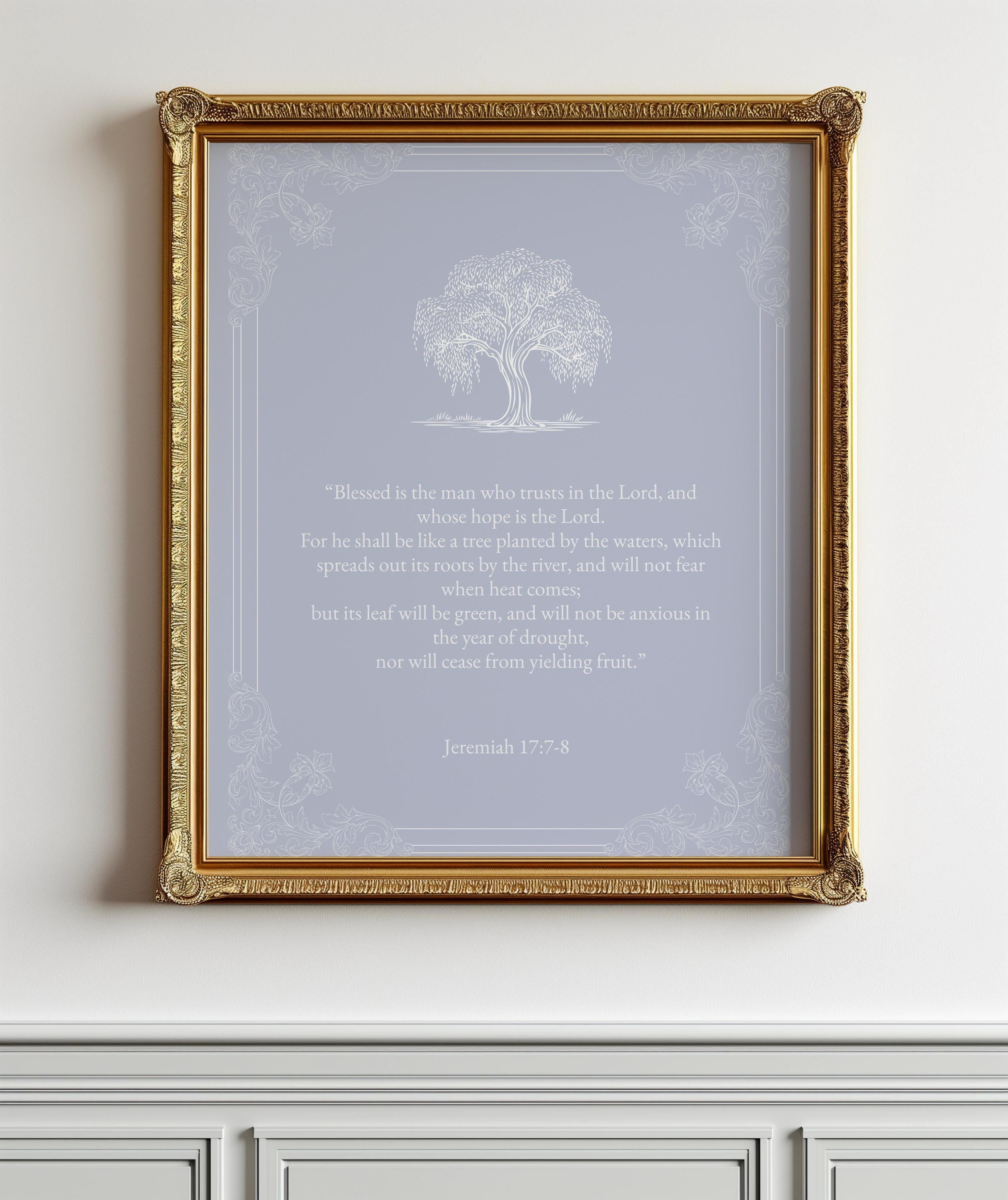 Bible Verse Printable Art Vintage Christian Wall Decor Neutral ...