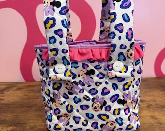 Minnie Mouse Leopard Quilted Mini Stroller Bag