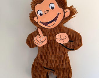 Curious Monkey Piñata | Jungle Thema Verjaardagsfeestje Decoratie Prop