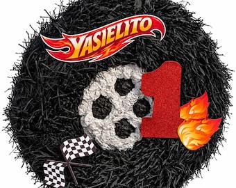 Reifen Piñata, Rennauto-Geburtstags-Party Dekoration, Auto Shop Thema Handmade Favor