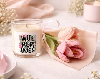 Unternehmer Mutter Geschenk Frau Chef Kerze Geschenk Set