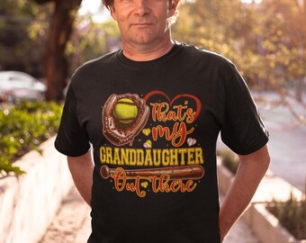 Softball Enkelin Shirt Proud Opa Oma Tee