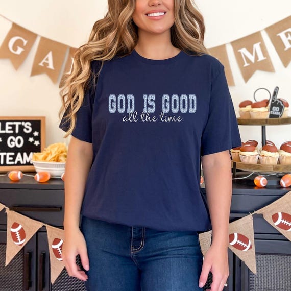 Faith Graphic Tee, God Is Good All The Time (Unisex S-4X)