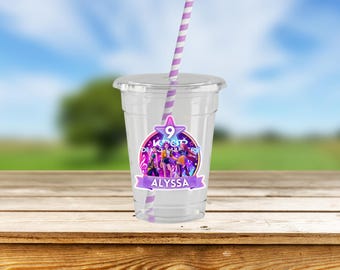 Custom KPop Demon Plastic Cups, Personalized Anime Inspired Party Supplies