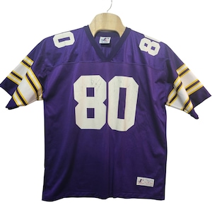 Vintage Logo Athletic Minnesota Vikings Cris Carter 80 Jersey Mens