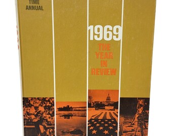 Time Annual 1969 The Year in Review Time-Life Books Hardcover Vintage History