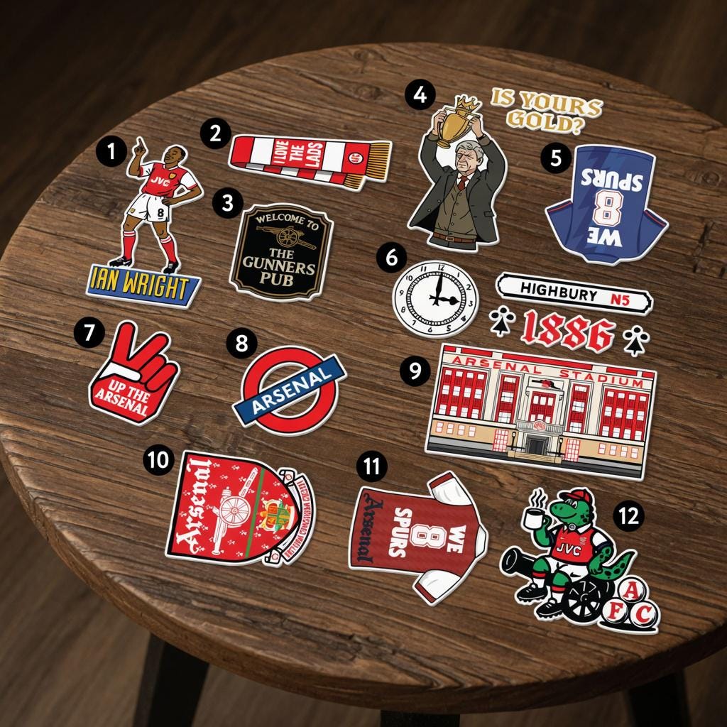 Arsenal stickers - Etsy 日本