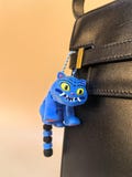 Kpop Demon Hunters Tiger Derpy | Keychain Bag Charm | Car Mirror Hanging Decor | Desk Decor Collectible Figure | Gift for Kpop & Anime Fans
