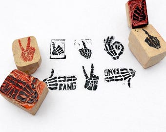 Custom Hand-Carved Rubber Stamp  – Logo, Illustration, Photo or Symbol