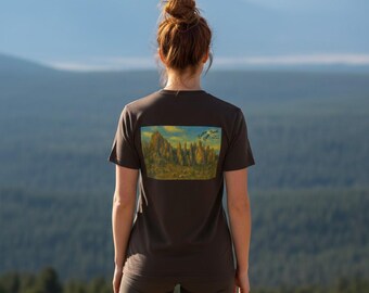 Maglietta del Custer State Park / Dipinto del South Dakota