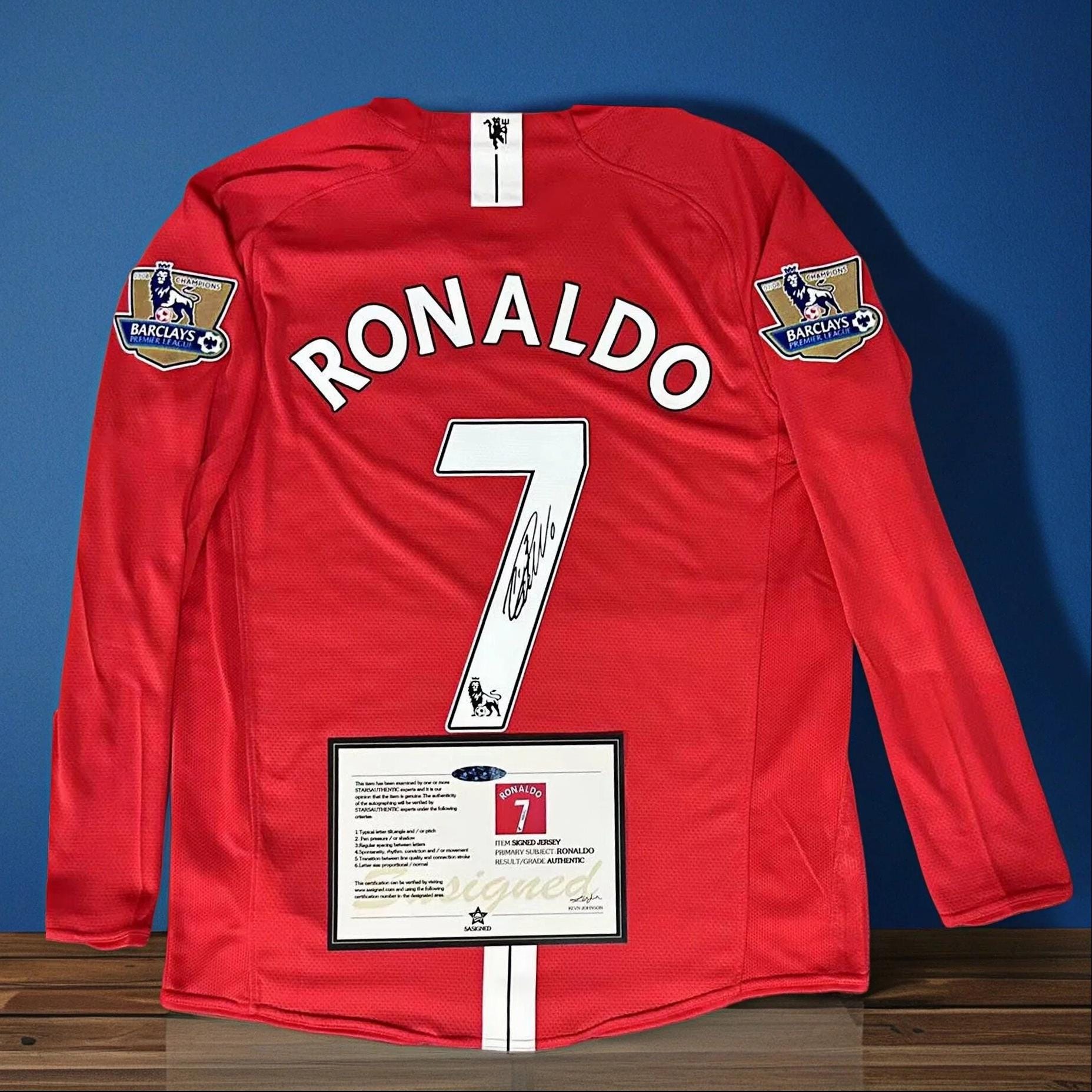 サッカー記念品 マンチェスター・ユナイテッド 07/08 レトロジャージ